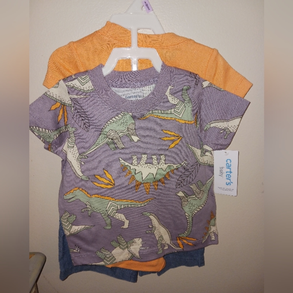 NWT Carters size 9 month 3 piece outfit set